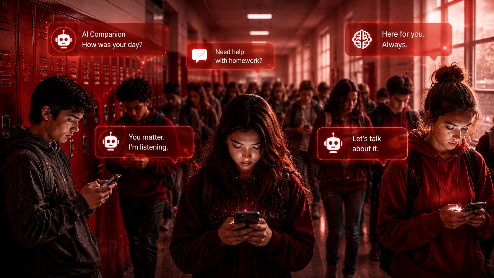Teens Using Ai Chatbots Is Rising Fast Teenagers using ai chatbots in a connected but lonely digital world